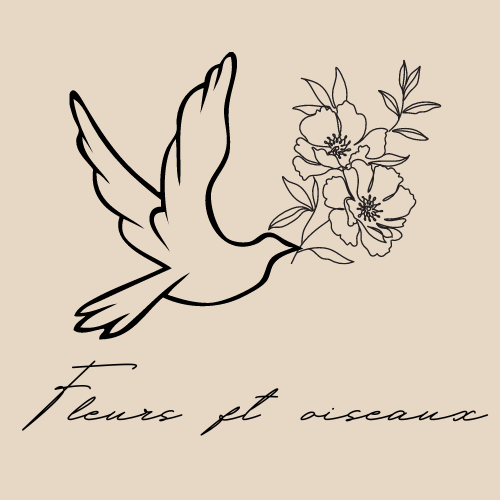 ブランドロゴと鳥